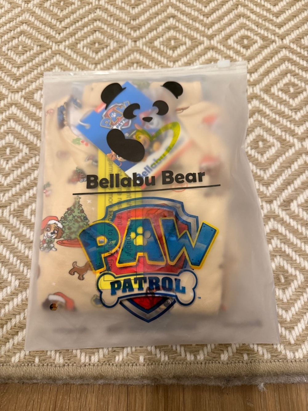 PAW Patrol Christmas x Bellabu Bear Kids long sleeve pajamas
